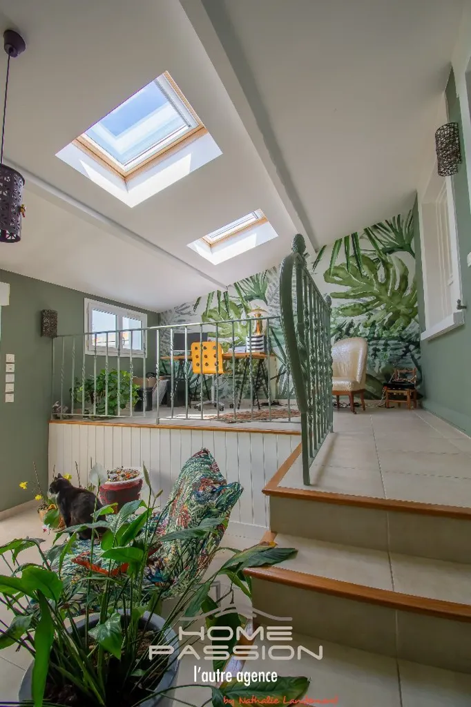 Séjour - Maison Années 30 avec Piscine à Royan