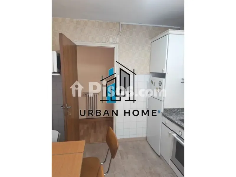 Köök - Apartment with Terrace in San Claudio, León