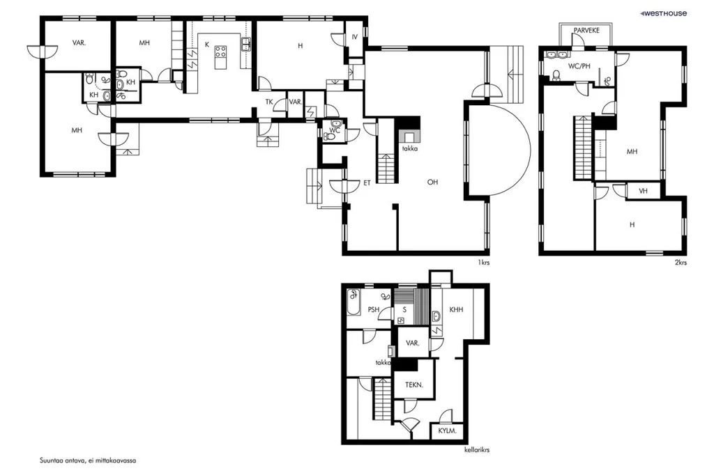 Plaan - Functionalism Villa with Garden in Kauniainen