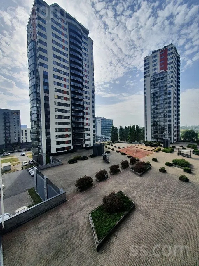Vue aérienne - 2-Bedroom Apartment with Balcony in Riga Centre