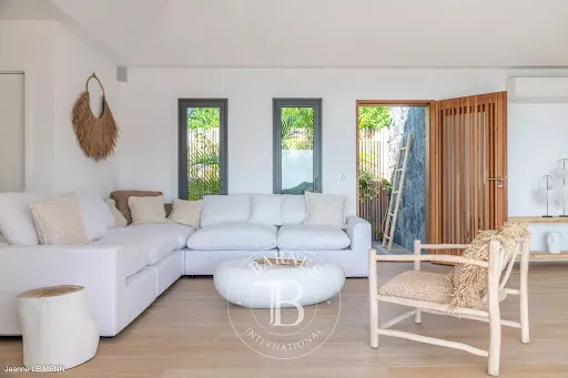 Séjour - Villa de luxe avec vue mer à Saint-Barthélemy