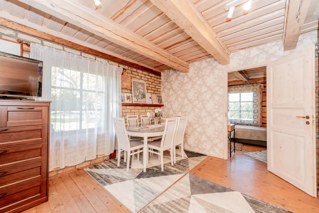 Dining Room - Renovated Cottage with Sauna in Soeva
