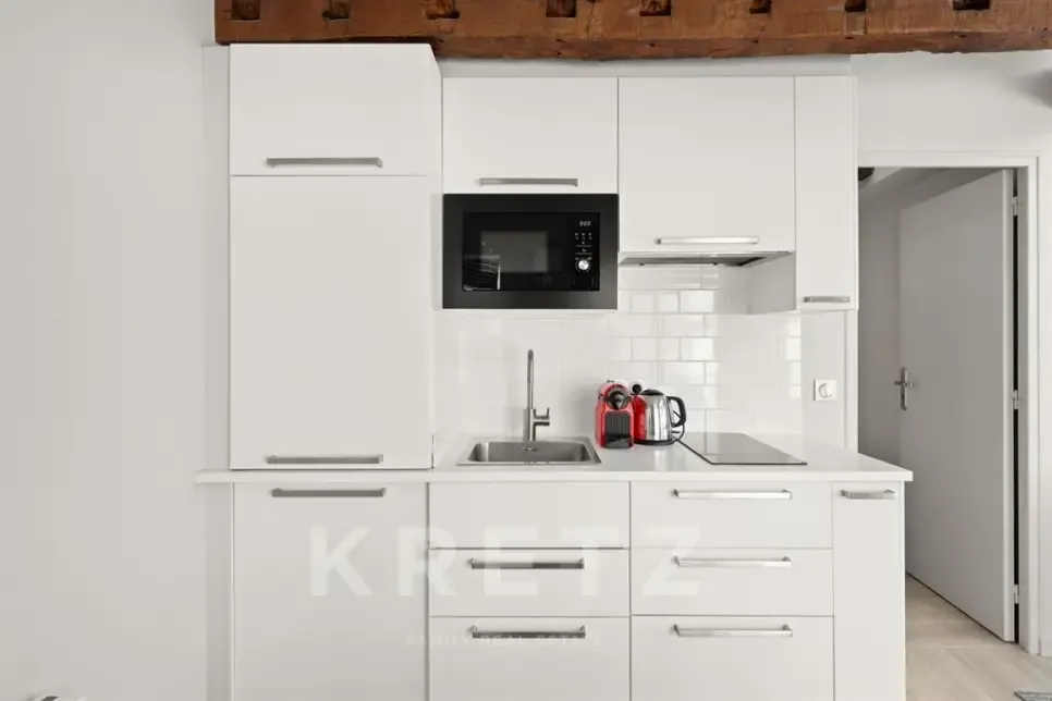 Köök - Top Floor Flat with Terrace in Saint-Germain-des-Prés