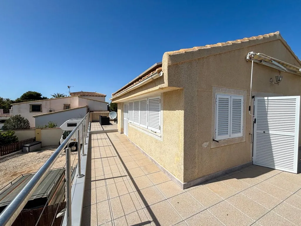 Balcony - Mediterranean Villa with Pool in Cabo Roig