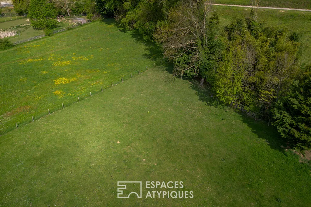 Õhuvaade - Historic House with Private Spring in Drôme