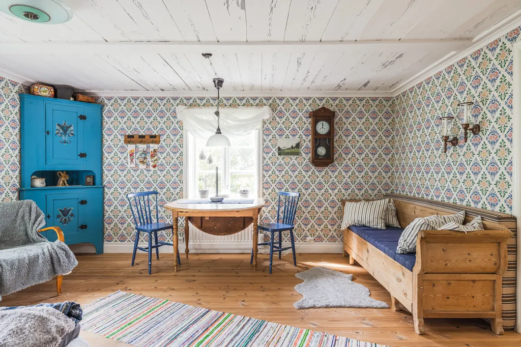 Salle à manger - Historic Villa with Forest View in Västloning