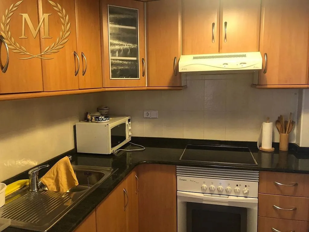 Cuisine - 1-Bed Flat with Sea View in Mazarrón