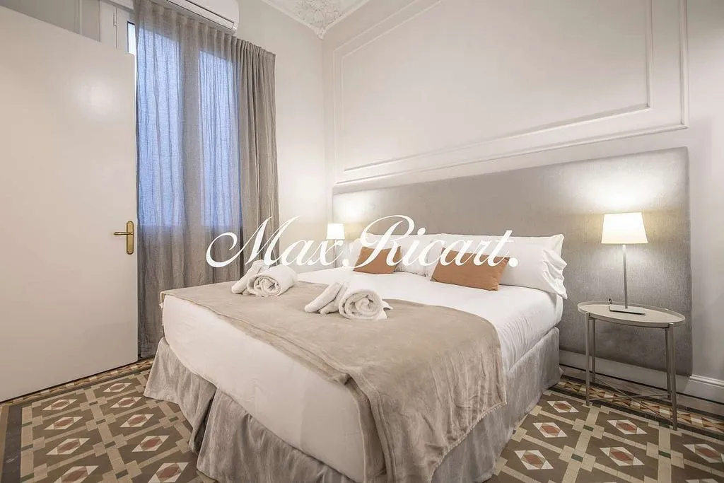 Camere da letto - Furnished Apartment with Balcony in La Dreta de l'Eixample