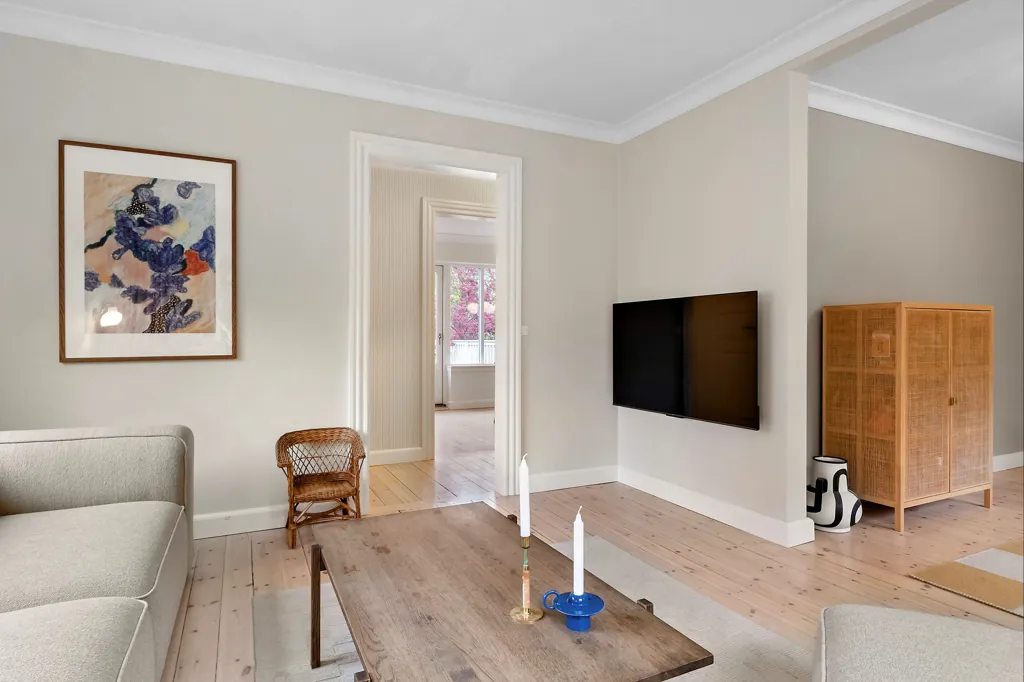 Séjour - Modernised Villa with Forest View in Hillerød