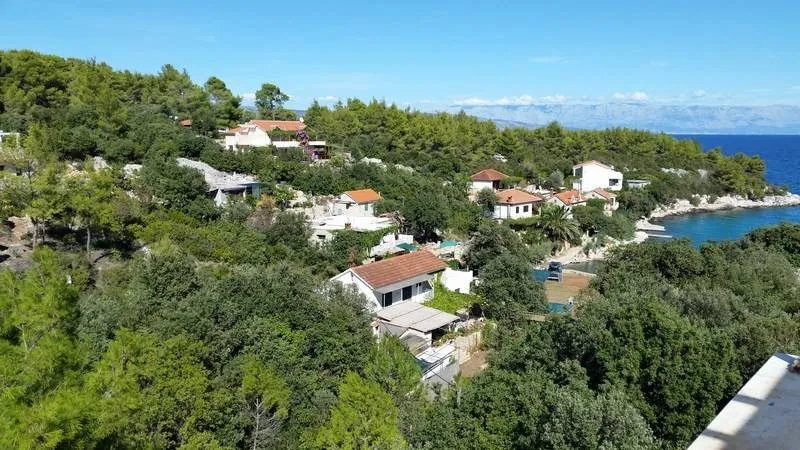 Vue aérienne - Family House with Sea View in Stari Grad