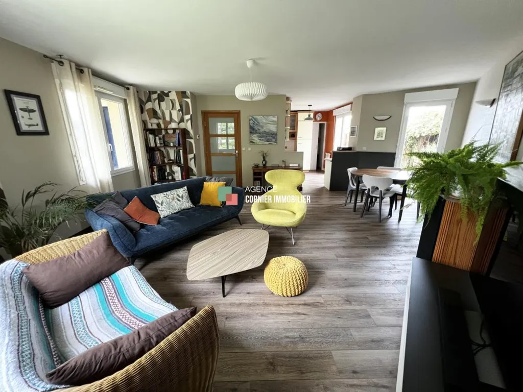 Séjour - Maison Mitoyenne avec Terrasse Sud-Ouest à Acigné