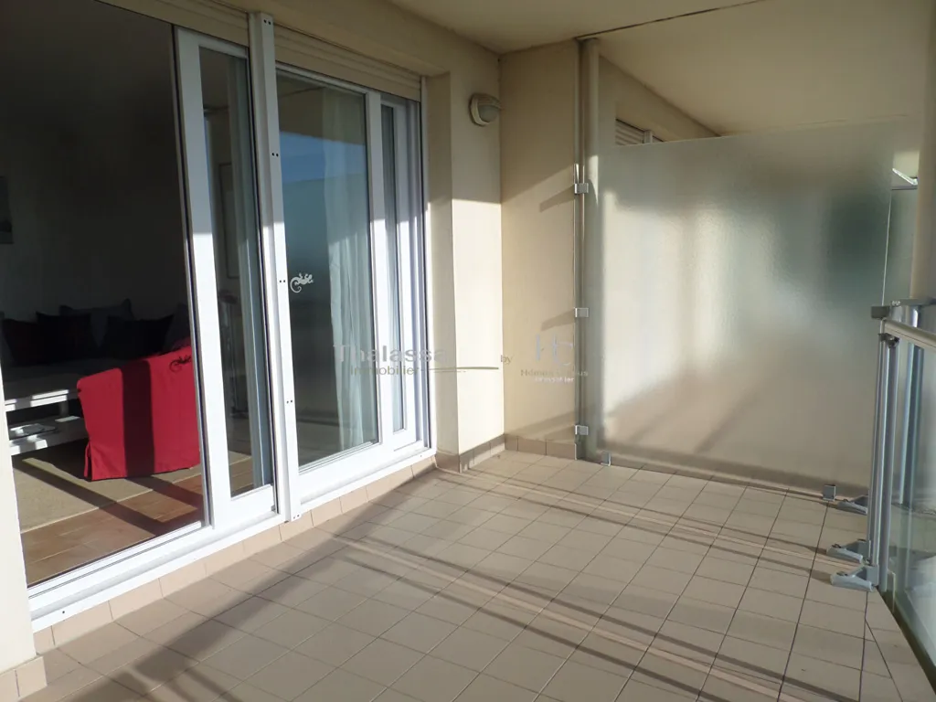 Balcony - Flat with Sea View in Centre Ville St Brévin