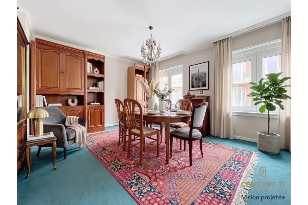 Sala da pranzo - 2-Bedroom Apartment near NATO in Evere
