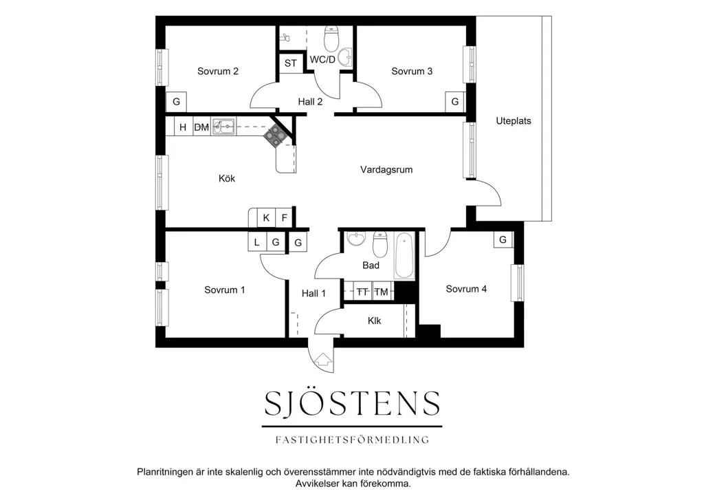 5-toaline korter asukohas Örebro kommun