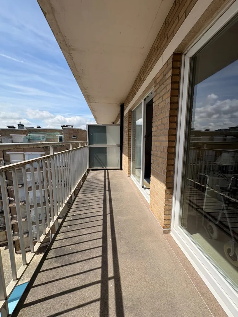 Balcon - Appartement d'Angle avec Vue Mer à Koksijde