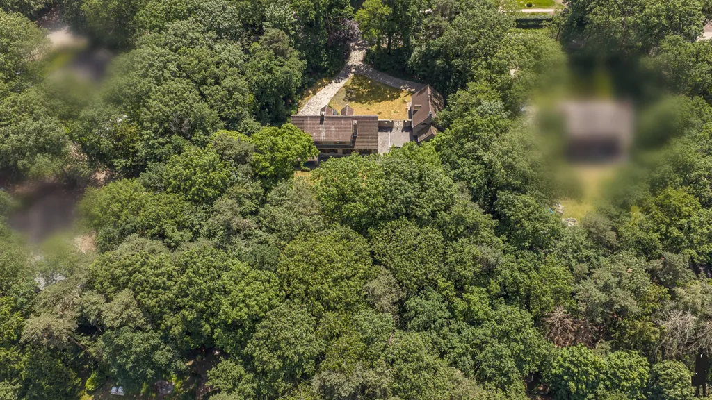 Aerial - Country Villa with Terrace and Garden