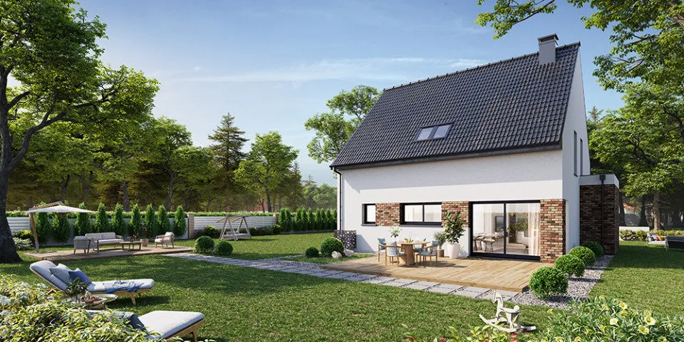 New Build House with Garden in Boismont