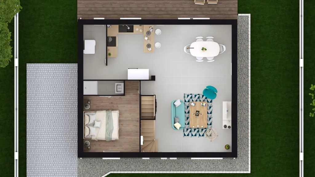 Plaan - New Build House with 4 Bedrooms in Mery-sur-Oise