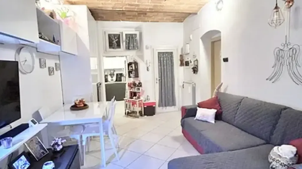 Séjour - Rustic-Style Flat with Garden Access in Florence