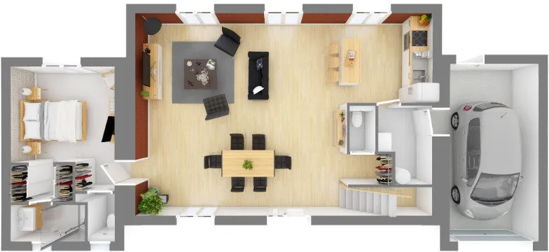 Plaan - New Build House with Garden in Peynier