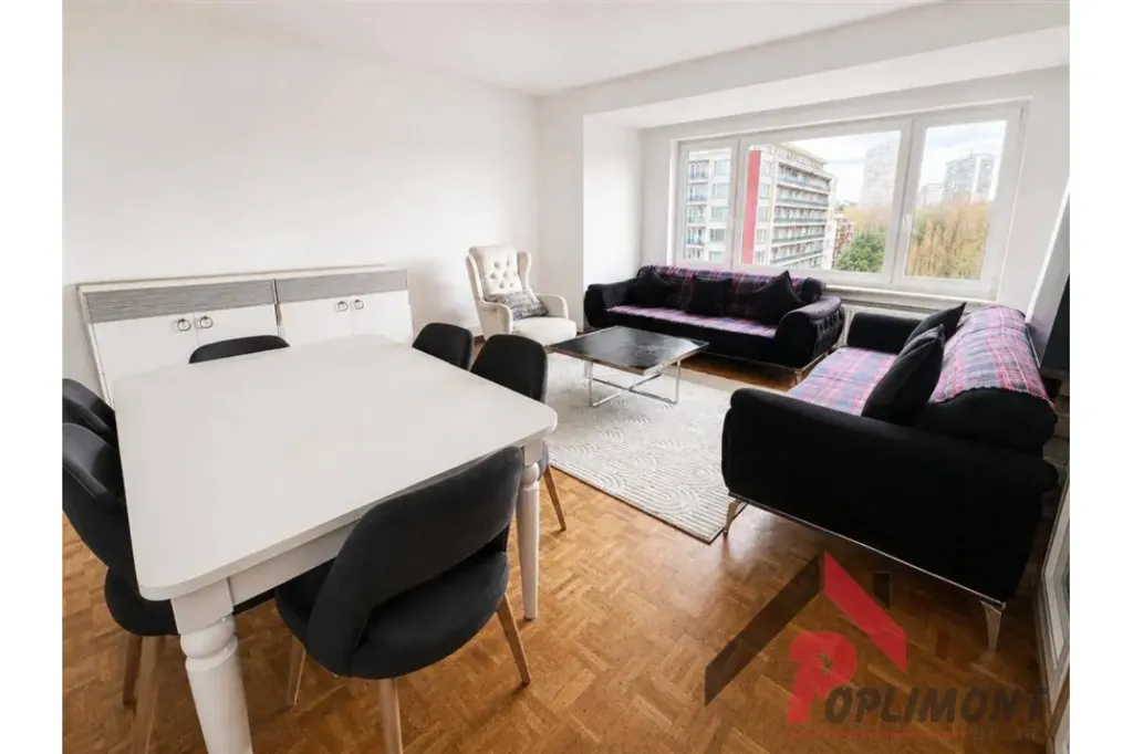 Séjour - Appartement d'Angle avec Terrasse à Jette