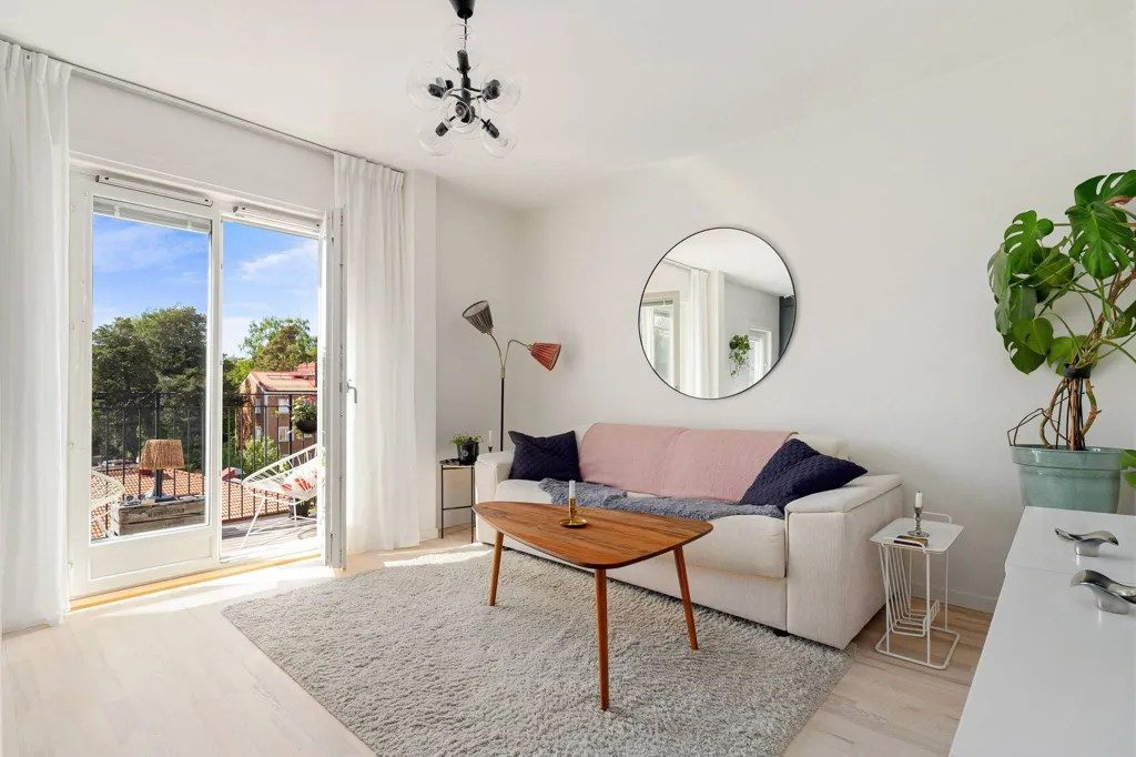 Elutuba - Modern Two-Bedroom Flat with Balcony in Stockholm