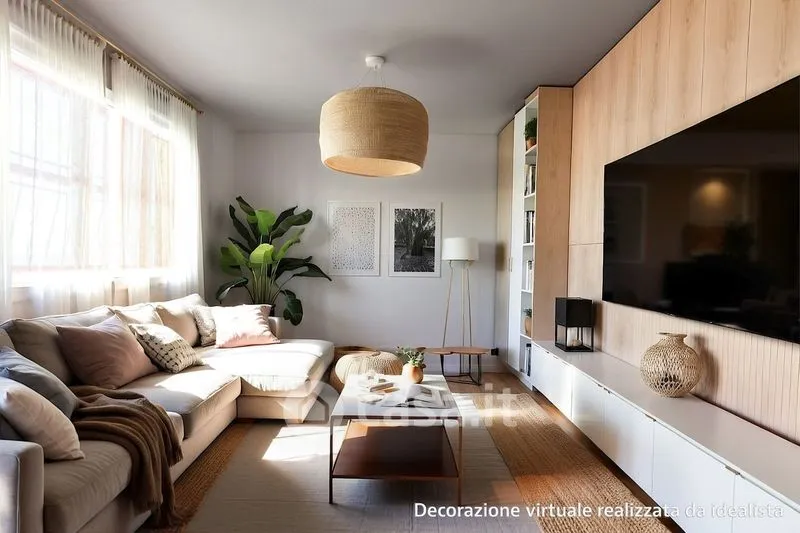 Séjour - Semi-detached House with Private Garden in Conselice