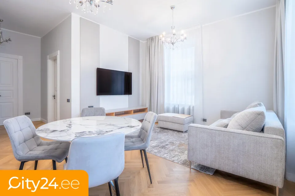 Séjour - Renovated 2-Bedroom Flat in Quiet Centre