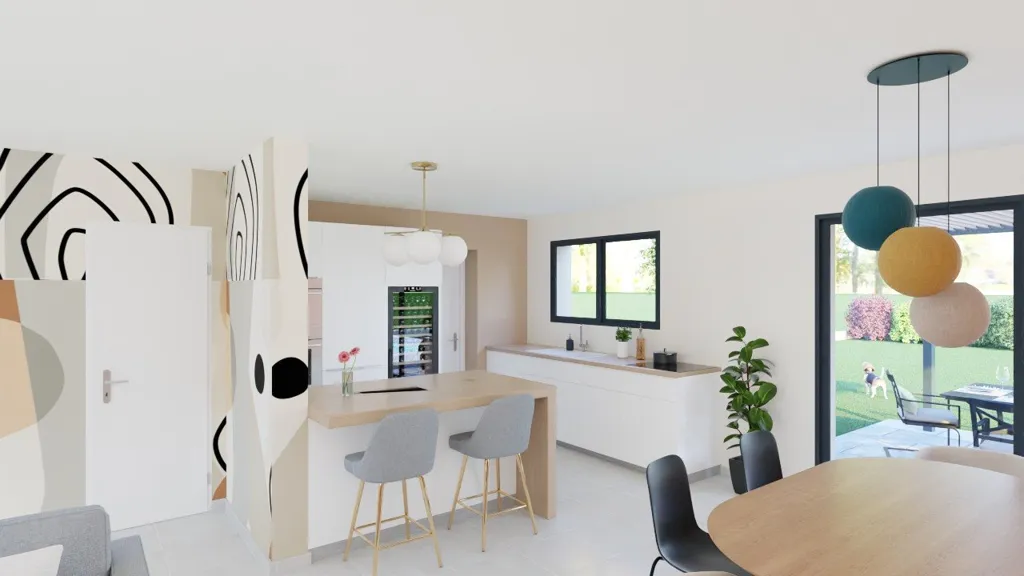 Maison Neuve 3 Chambres avec Jardin à Dompierre-sur-Veyle