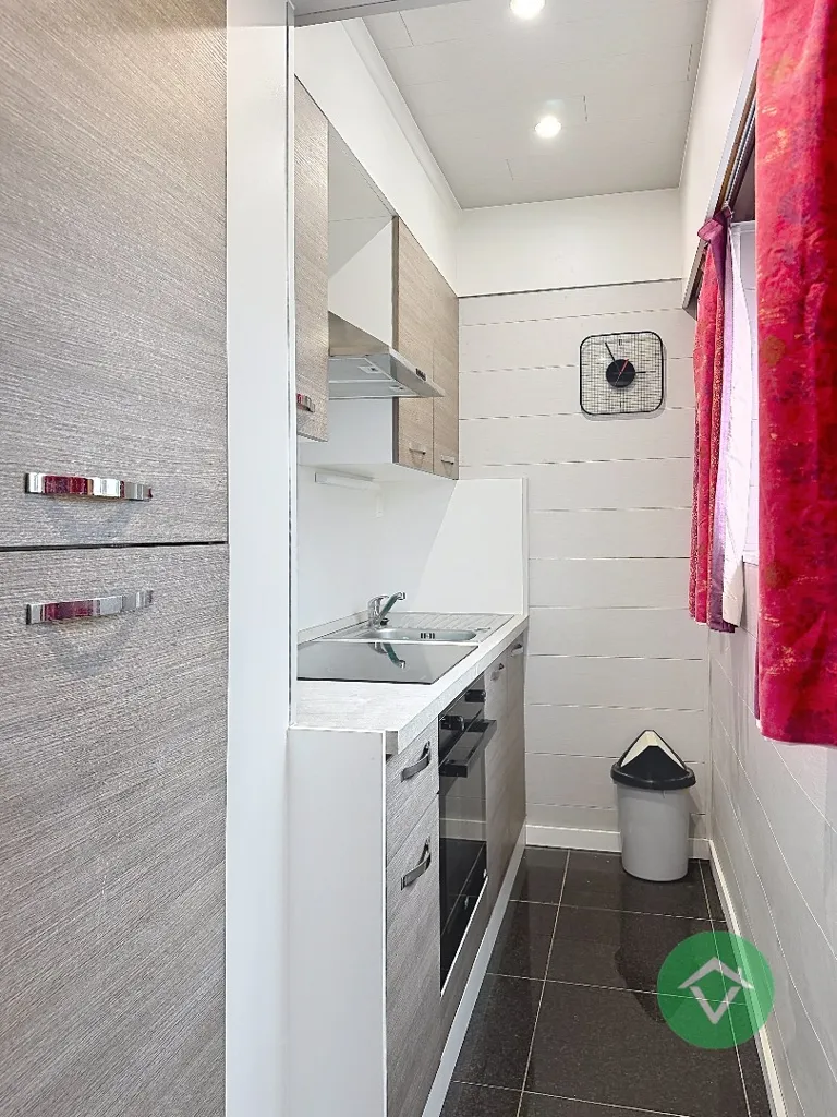 Kitchen - Studio with Sea View in Middelkerke