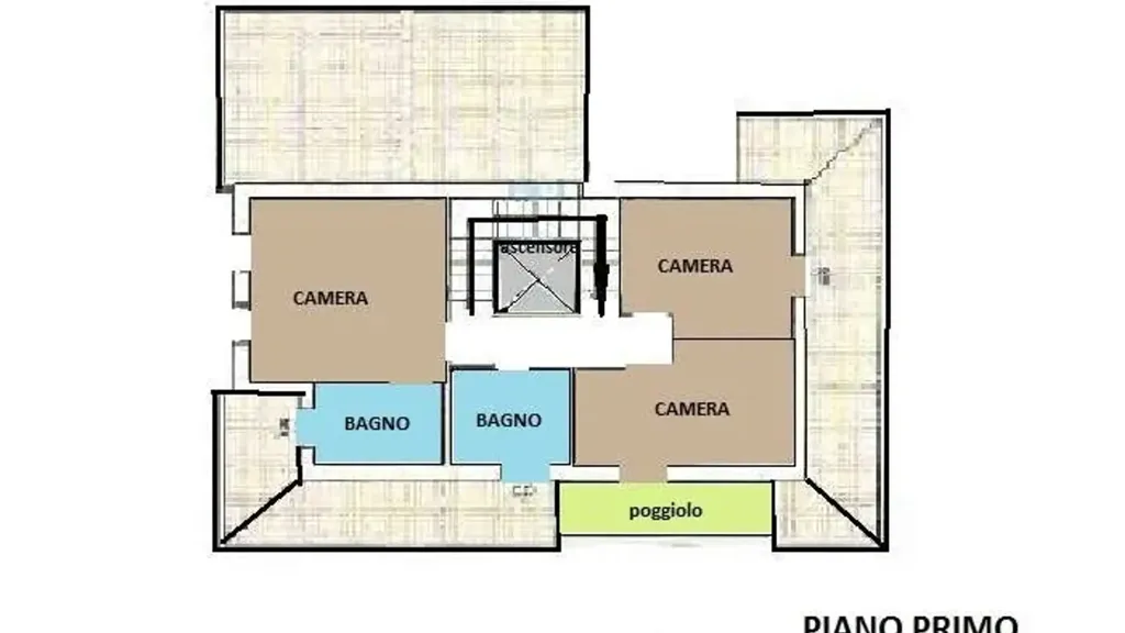 Plan - Newly Built Villa with Ascender in Padova
