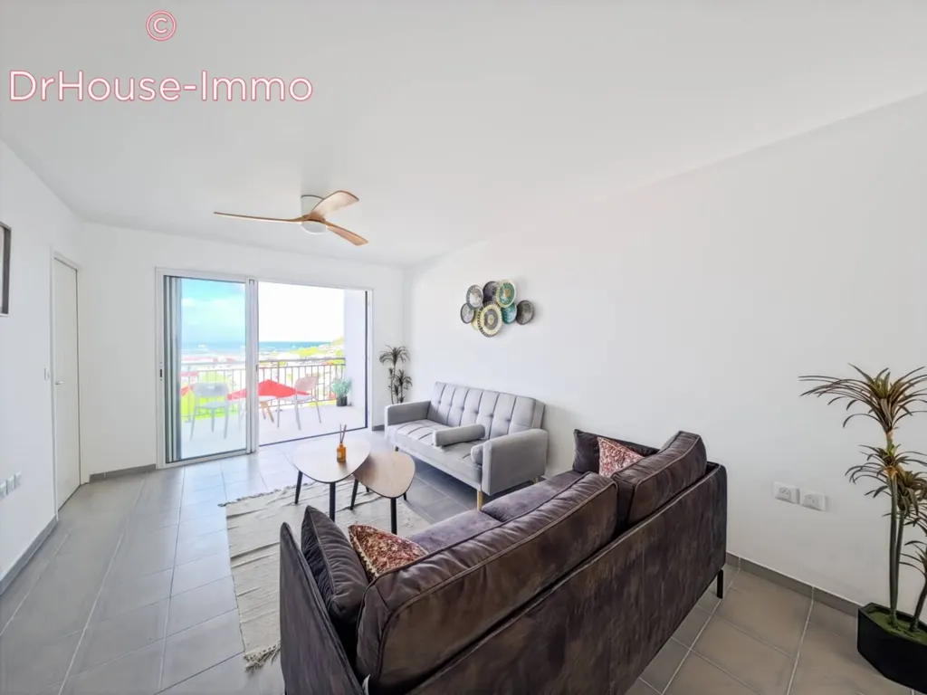 Séjour - Appartement avec Vue sur la Baie de Marigot à Saint-Martin