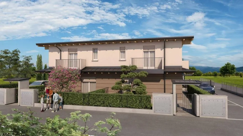 New Villa with Private Garden in Caravaggio