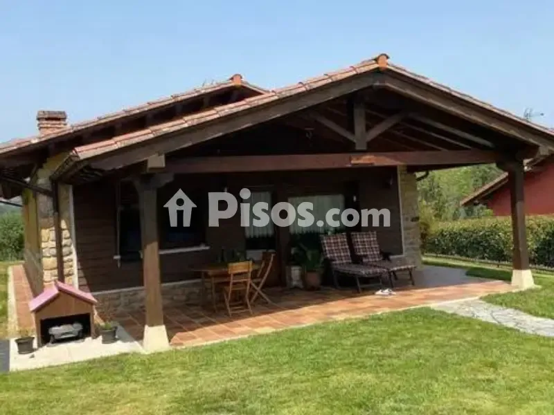 Terrace - Chalet with Picos de Europa Views in Arriondas