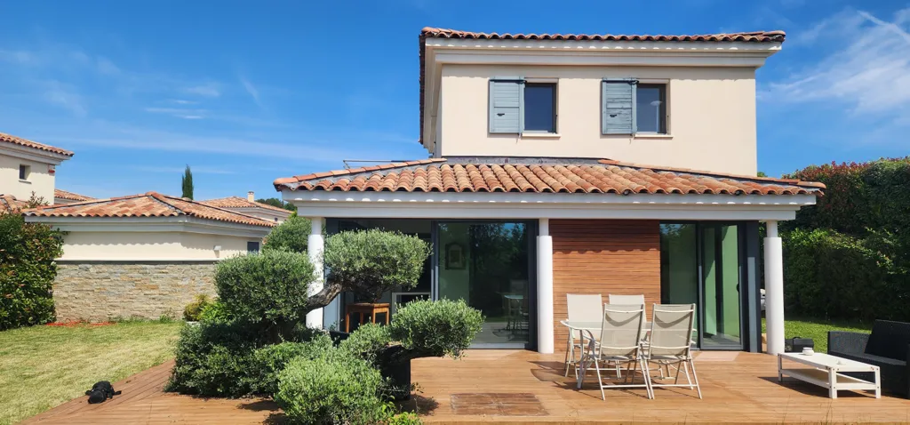 Terrasse - Villa avec vue sur le golf à Aix-en-Provence