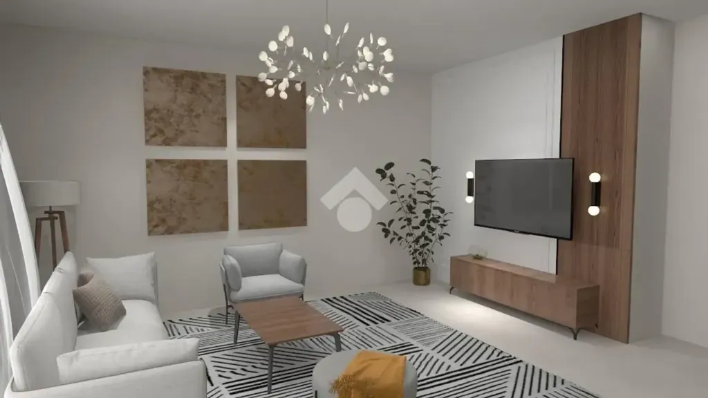 Séjour - Ground Floor Apartment with Balcony near Terme