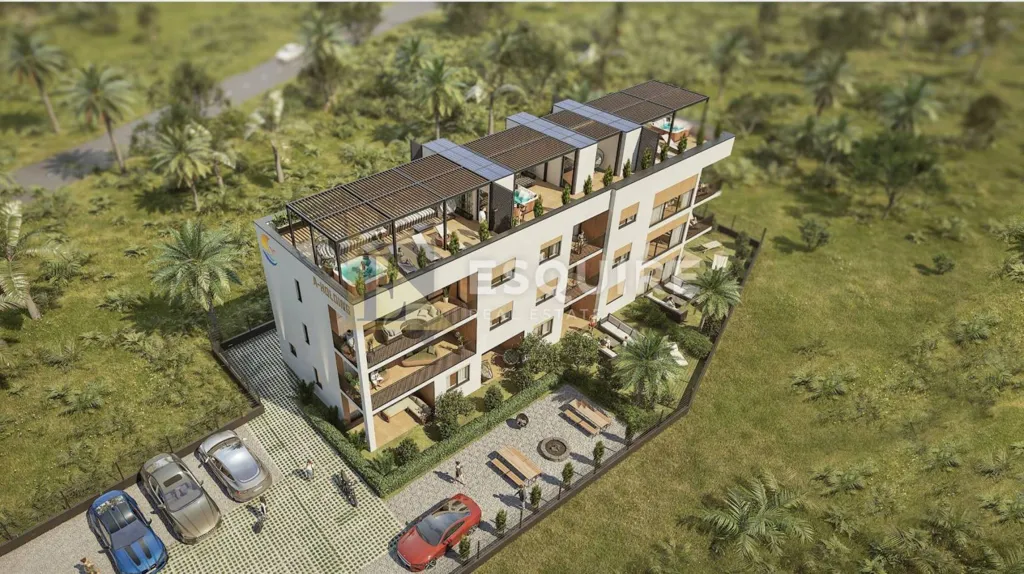 Vue aérienne - Luxury Penthouse with Sea View in Nin