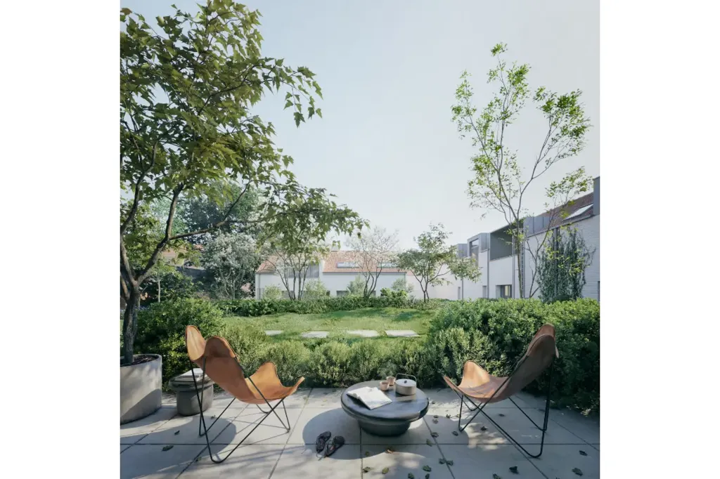 Jardin - Penthouse avec Terrasse à Etterbeek