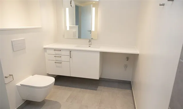 Bathrooms - Apartment with Balcony in Esbjerg West