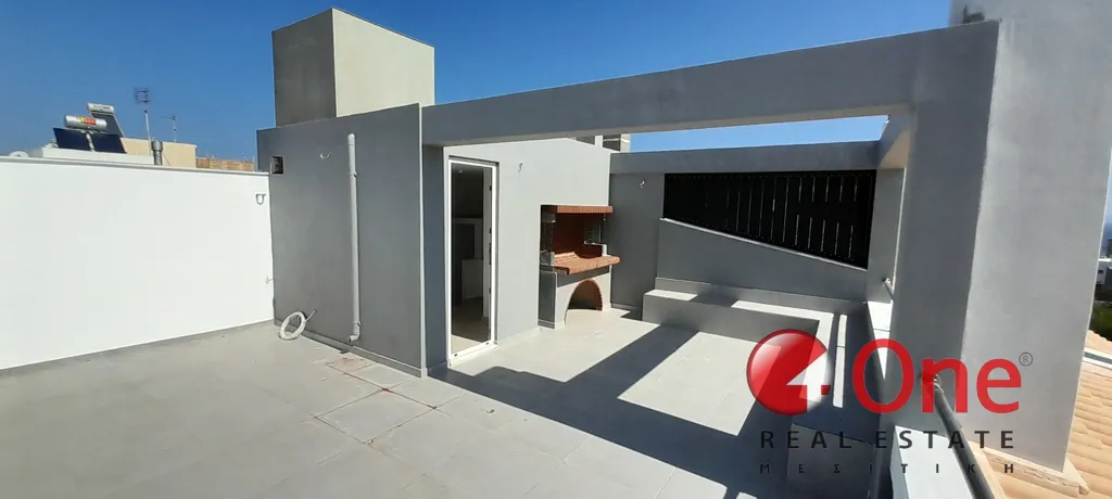 Terrasse - New-Built Maisonette with Elevator in Rafina