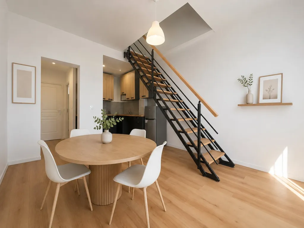 Söögituba - Refurbished Duplex Flat near RER E, Le Raincy