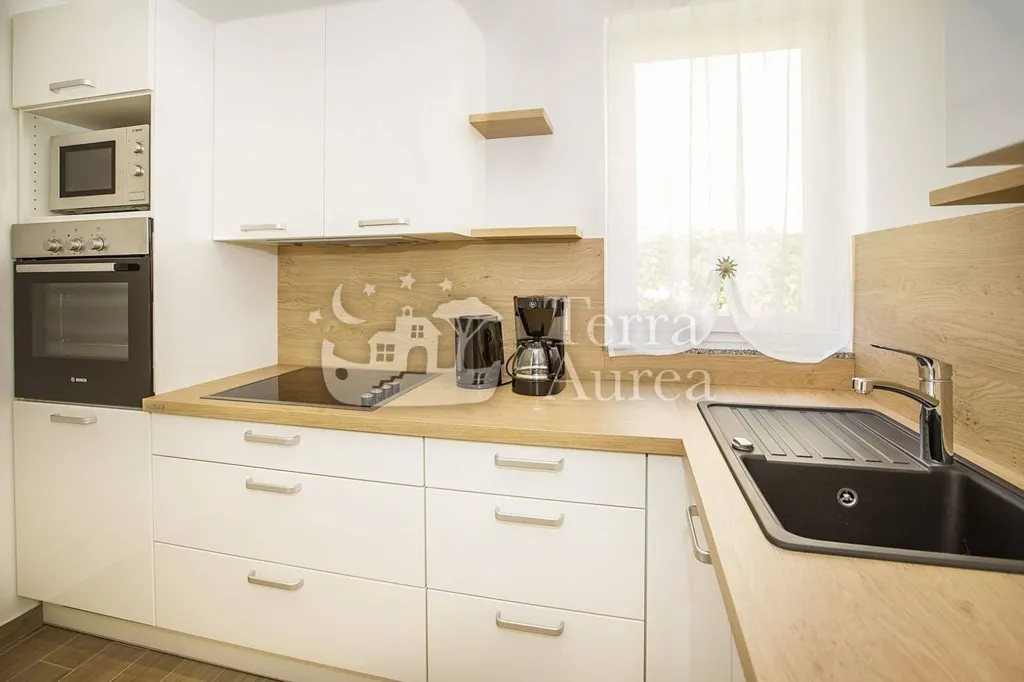 Cucina - Villa with Pool and Apartments in Baška