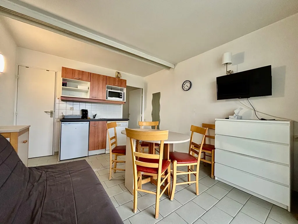 Dining Room - Meubled Studio with Balcony in Pornichet