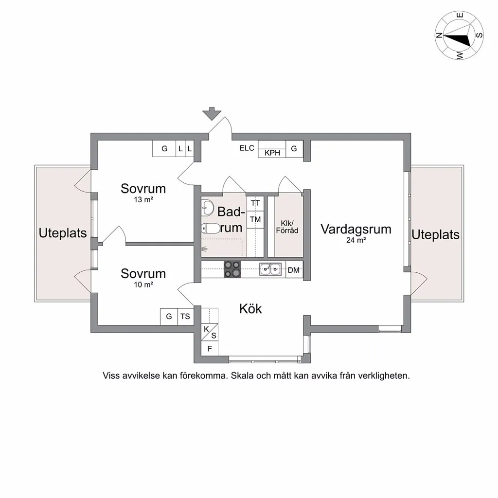 3-toaline korter asukohas Salems kommun