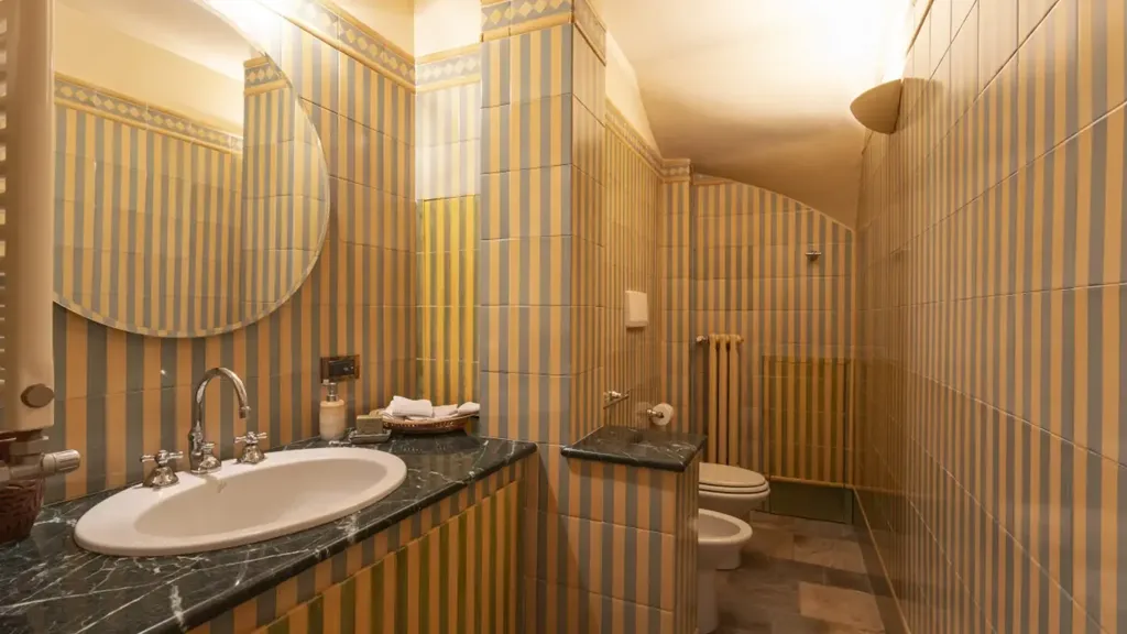 Salles de bain - Historic Villa with Panoramic Views in Grignasco