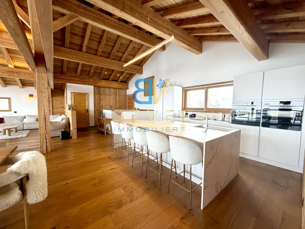 Cucina - Contemporary Chalet with Panoramic View in La Toussuire
