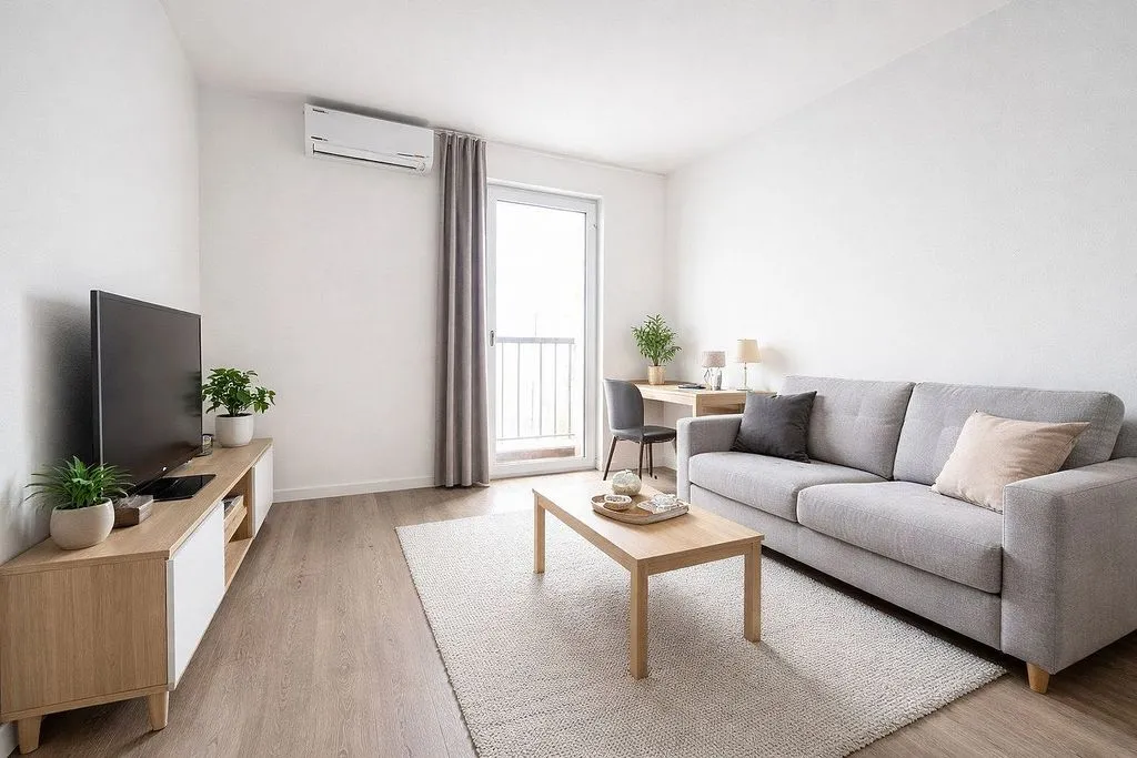 Living Room - City Centre Flat with Balcony in Palma