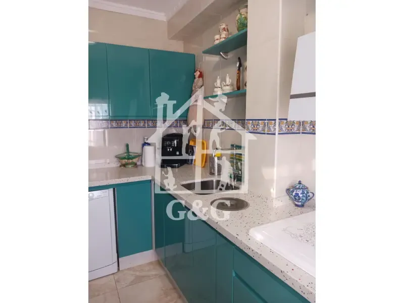 Köök - Penthouse with Sea View in Punta Umbría