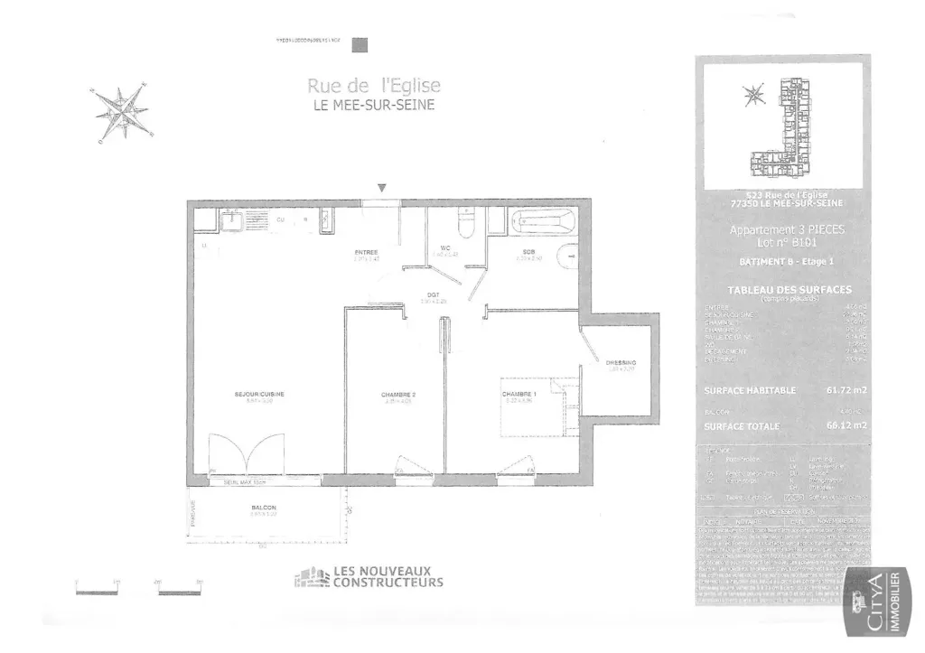 Planimetria - Duplex with Balcony in Le Mée-sur-Seine