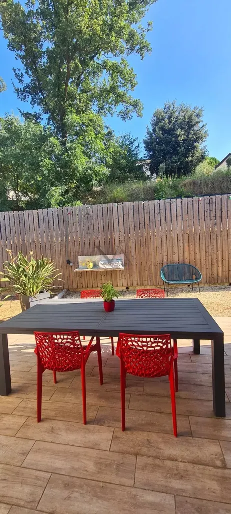 Terrasse - Villa Contemporaine avec Vue Dominante près de Montélimar